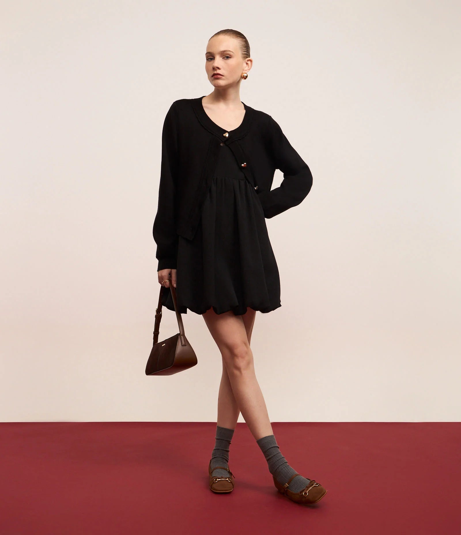 Vestido Noir Bubble