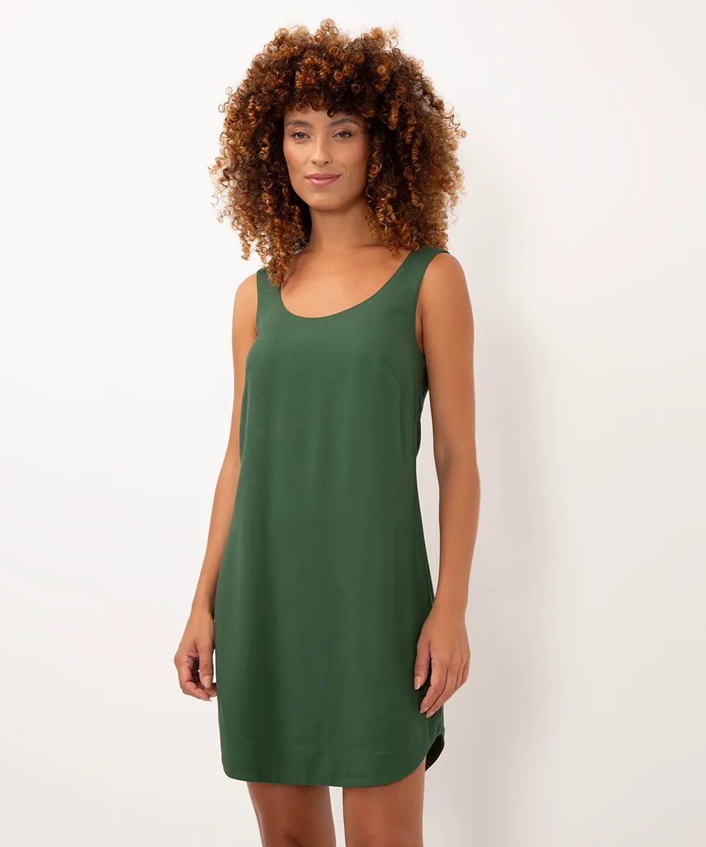 Vestido Oliva Sereno