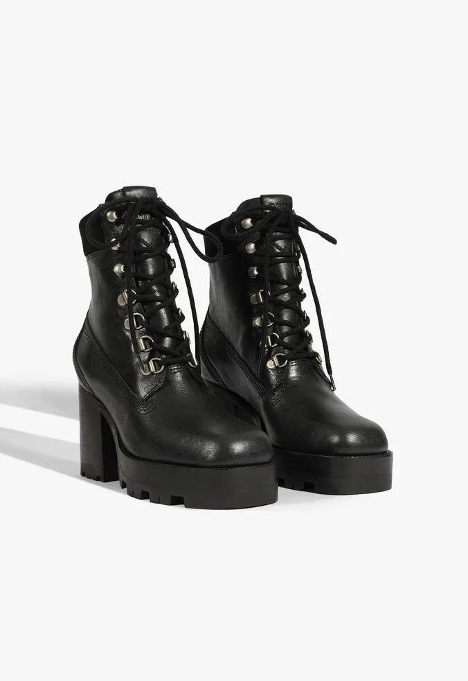 Bota Coturno Block Combat Preta