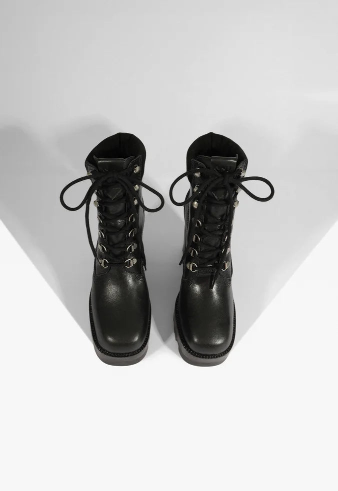 Bota Coturno Block Combat Preta