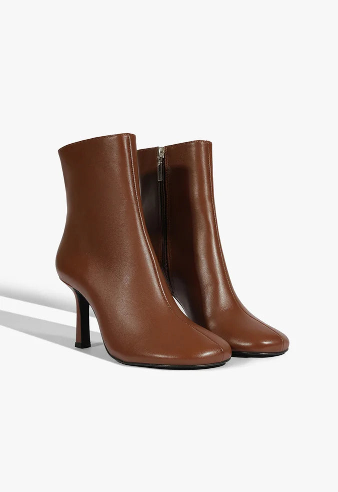 Bota Ankle Boot Retro Chic Marrom
