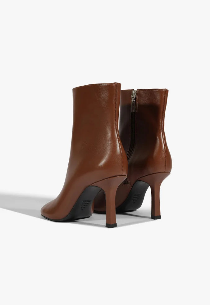 Bota Ankle Boot Retro Chic Marrom